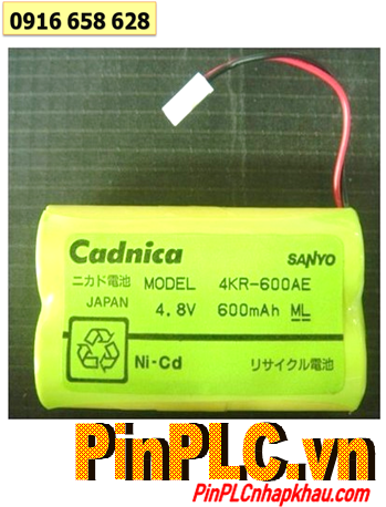 Yamaha 4KR-600AE; Pin nuôi nguồn YAMAHA 4KR-600AE Cadnica 4.8V 600mAh